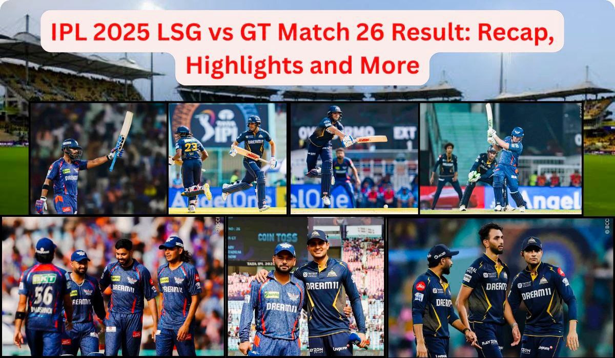 IPL 2025 LSG vs GT Match 26 result – Nicholas Pooran celebrates