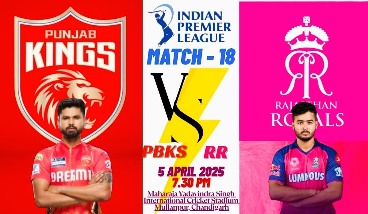 IPL Fantasy Tips: PBKS vs RR Match 18 Preview, Dream11 Prediction, and Key Insights for IPL 2025
