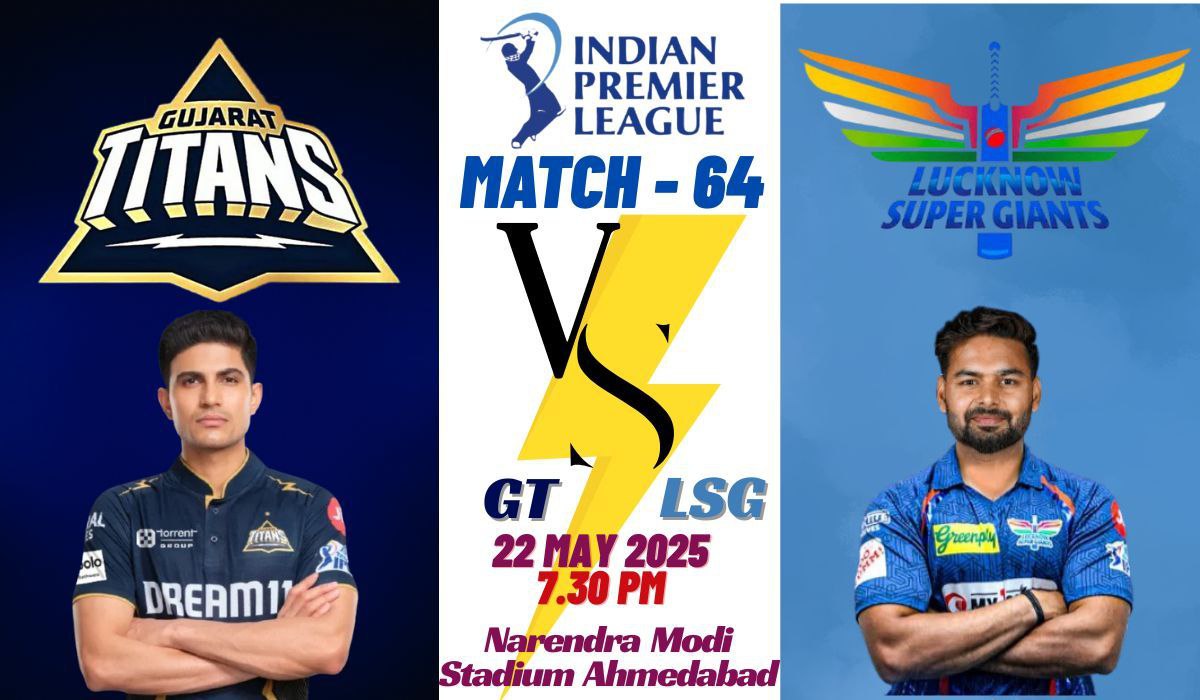 GT vs LSG Dream11 Prediction IPL 2025: Top 64th Match Fantasy Tips & Picks