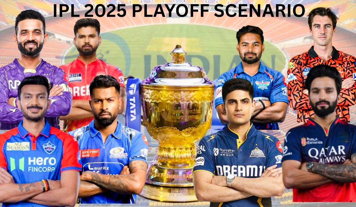 IPL 2025 Playoff Qualification Scenarios: 4 Thrilling Spots Up for Grabs After 50 Matches