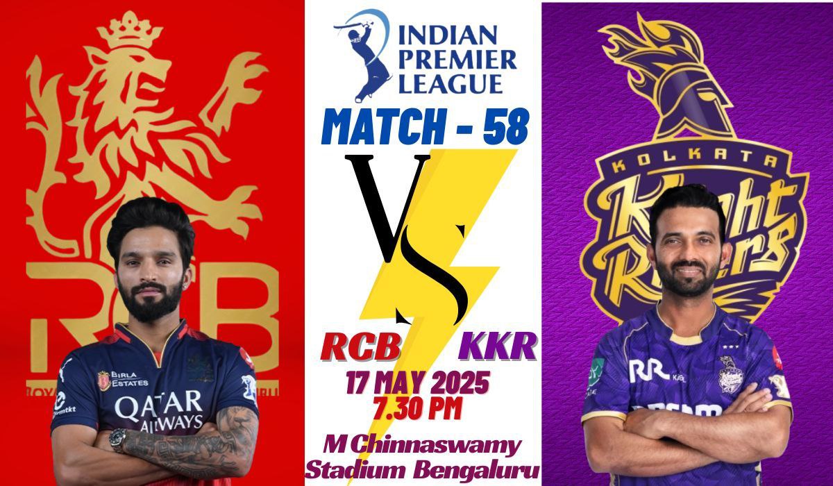 Block RCB vs KKR Dream11 Prediction IPL 2025: 5 Explosive Fantasy Cricket Tips for Match 58