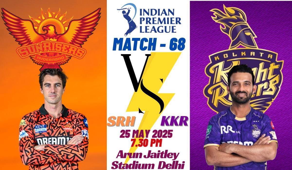 SRH vs KKR Dream11 Prediction IPL 2025: Top 5 Fantasy Picks & Winning Tips for Match 68