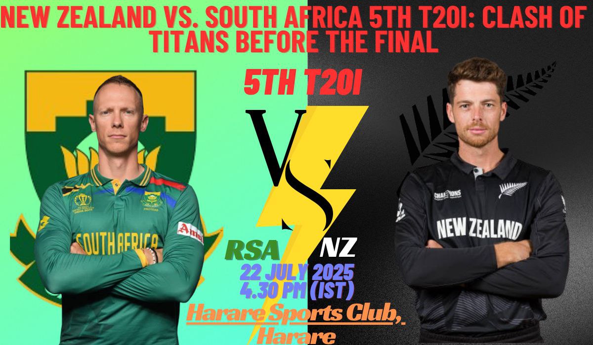 New Zealand vs South Africa 5th T20I: Epic Clash of Titans Before Zimbabwe Tri-Series Final