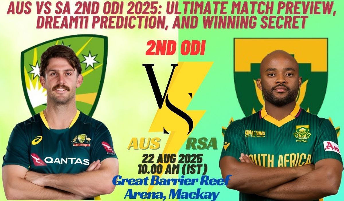AUS vs SA 2nd ODI 2025: Ultimate Match Preview, Dream11 Prediction, and Winning Secrets