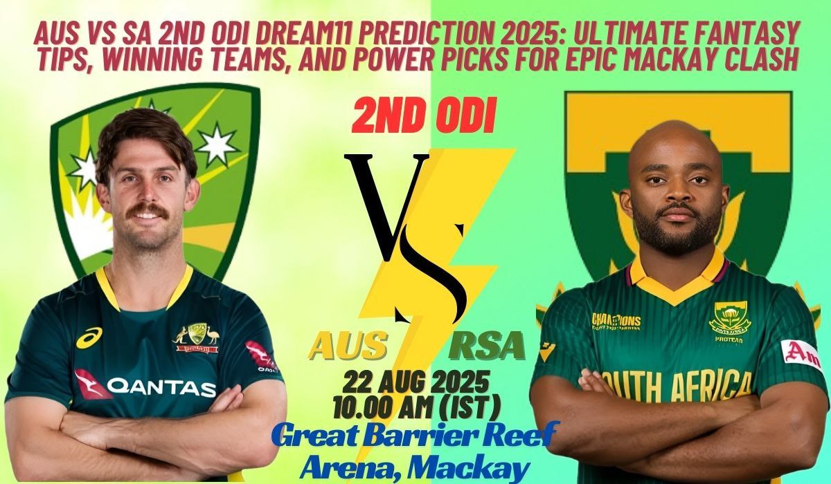 AUS vs SA 2nd ODI Dream11 Prediction 2025: Ultimate Fantasy Tips, Winning Teams, and Power Picks for Epic Mackay Clash