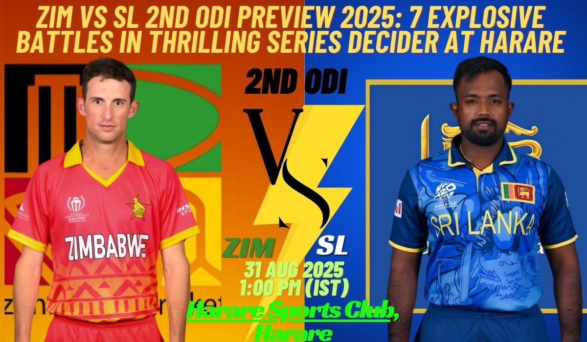 ZIM vs SL 2nd ODI Preview 2025: 7 Explosive Battles, Dream11 Picks, and Winning Strategies for Harare Showdown