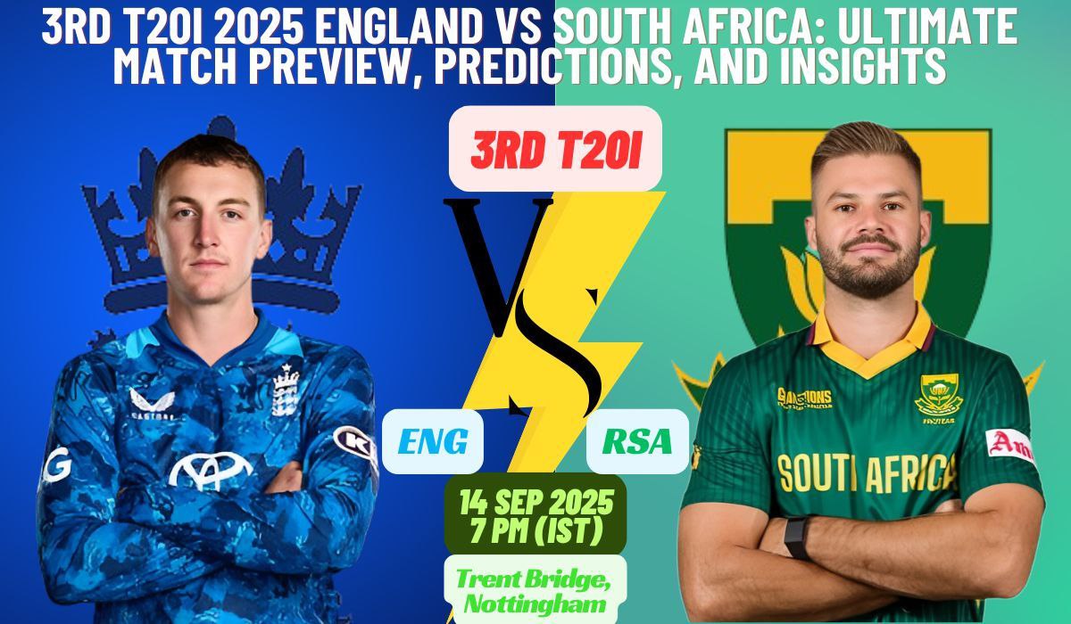3rd T20I 2025 England vs South Africa: A Thrilling Series Decider Awaits