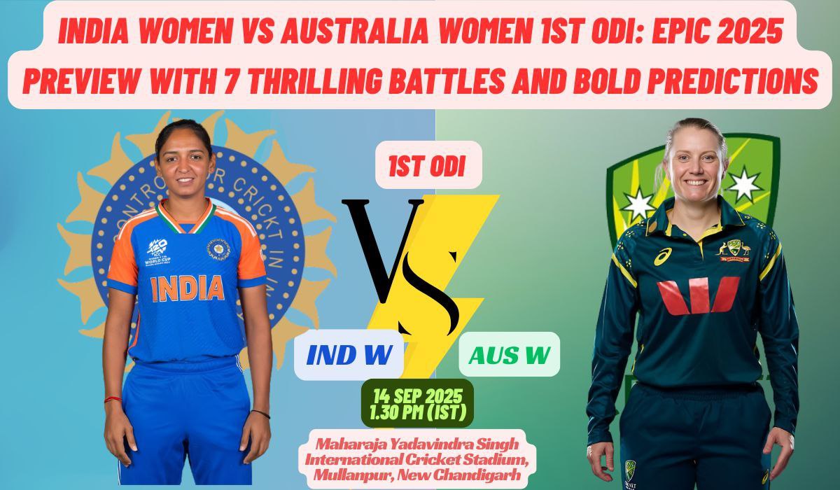 India Women vs Australia Women 1st ODI: Epic 2025 Preview with 7 Thrilling Battles and Bold Predictions