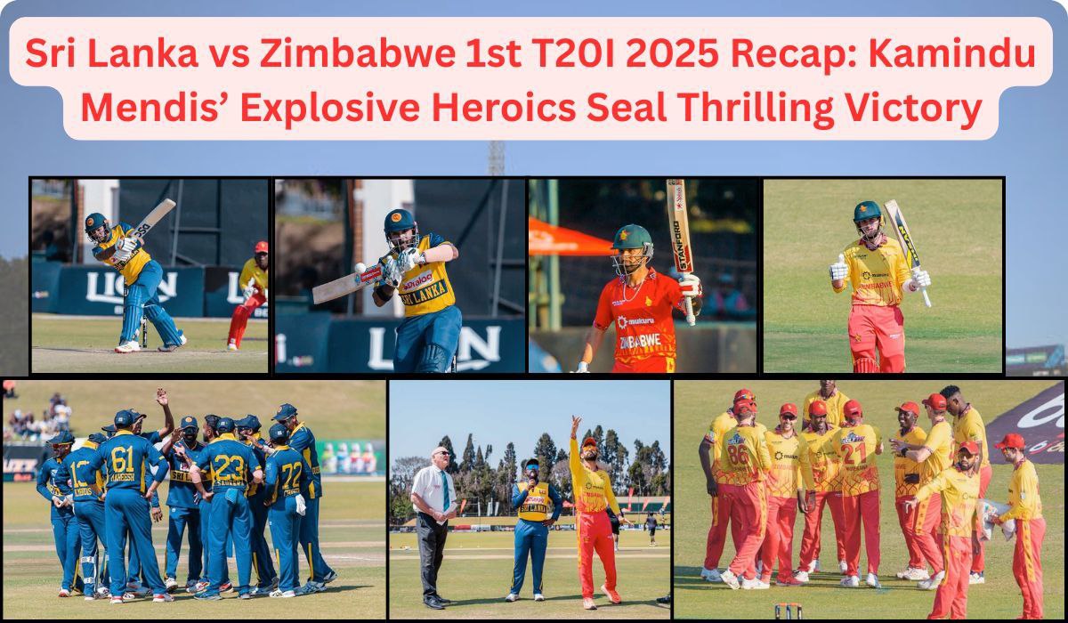 Sri Lanka vs Zimbabwe 1st T20I 2025 Recap: Kamindu Mendis’ Explosive Heroics Seal Thrilling Victory