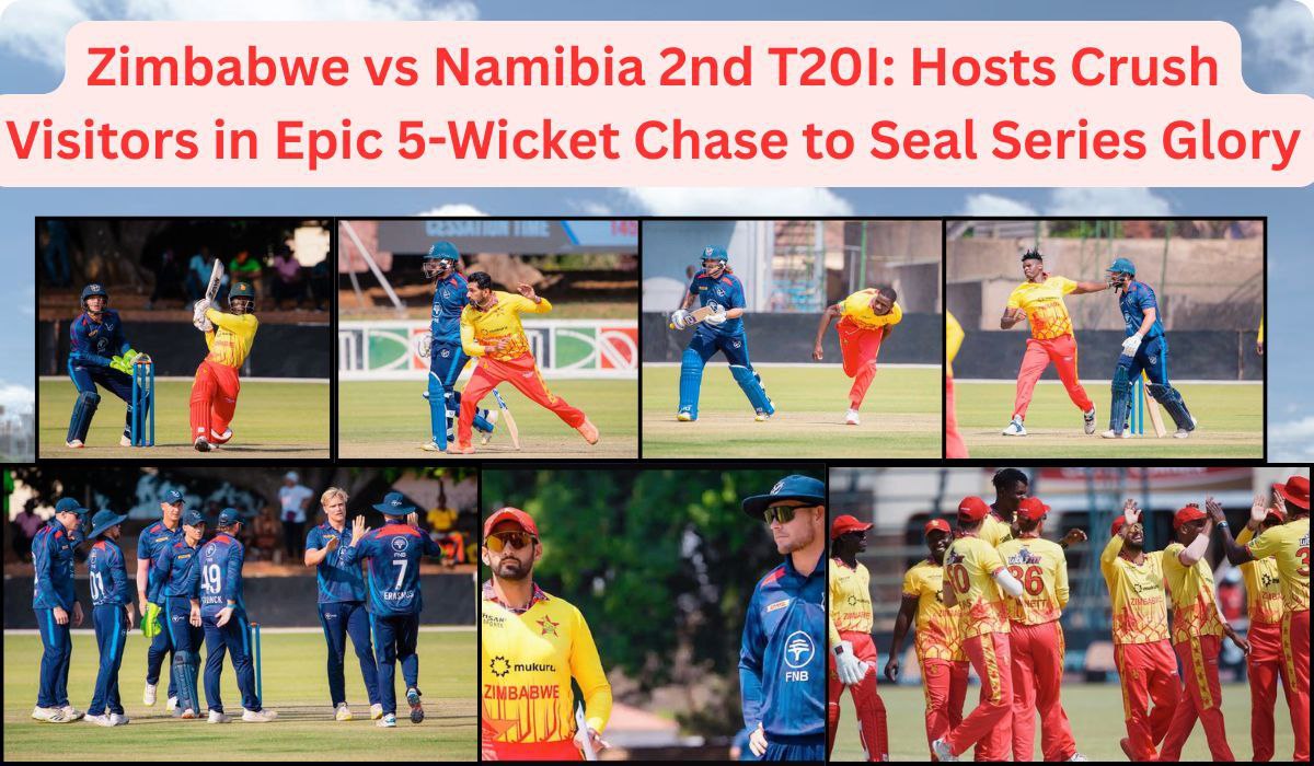 Zimbabwe vs Namibia 2nd T20I: Hosts Crush Visitors in Epic 5-Wicket Chase to Seal Series Glory