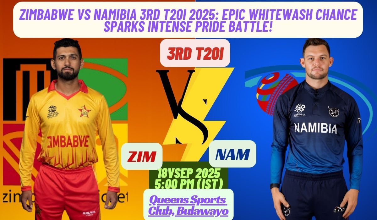 Zimbabwe vs Namibia 3rd T20I 2025: Epic Whitewash Chance Sparks Intense Pride Battle!