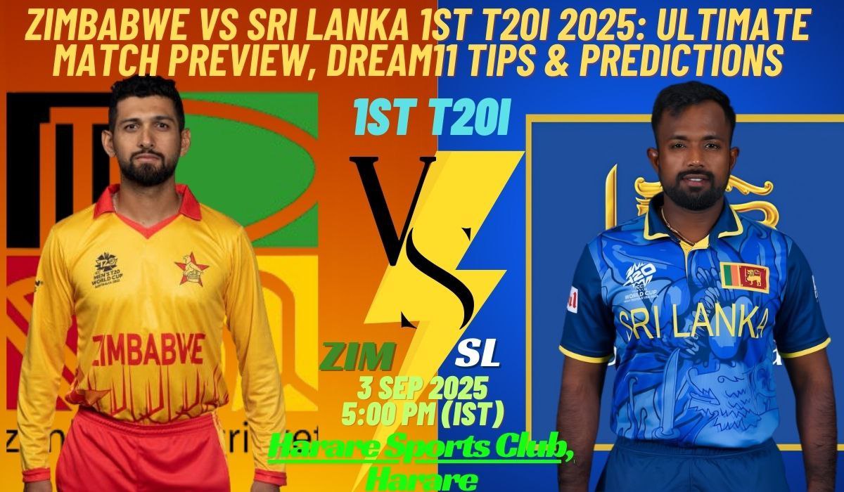 Zimbabwe vs Sri Lanka 1st T20I 2025: Ultimate Match Preview, Dream11 Tips & Predictions