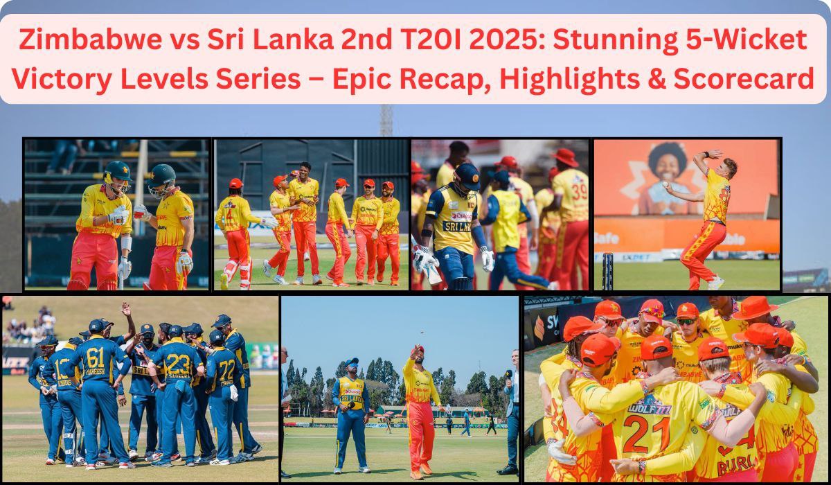 Zimbabwe vs Sri Lanka 2nd T20I 2025: Stunning 5-Wicket Victory Levels Series – Epic Recap, Highlights & Scorecard