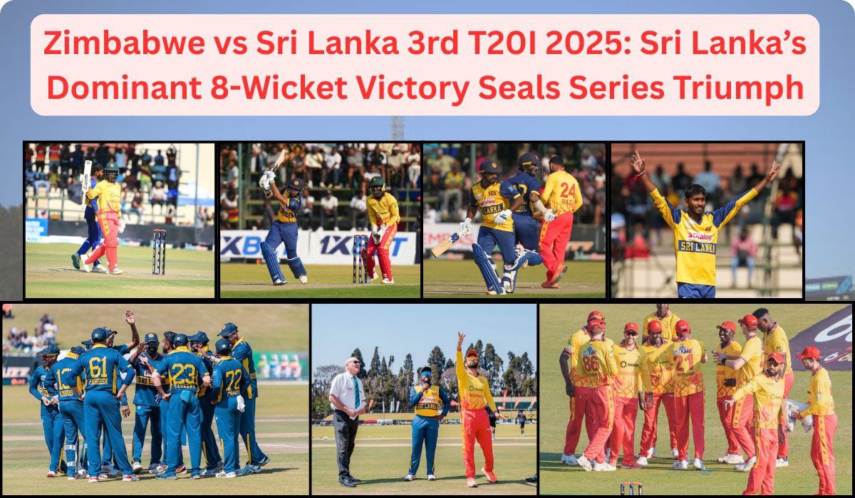 Zimbabwe vs Sri Lanka 3rd T20I 2025: Sri Lanka’s Dominant 8-Wicket Victory Seals Series Triumph