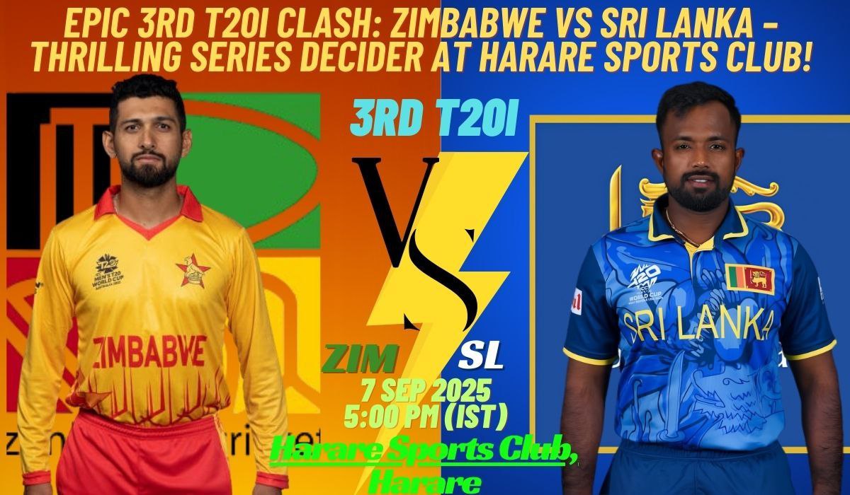 Epic 3rd T20I Clash: Zimbabwe vs Sri Lanka – Thrilling Series Decider at Harare Sports Club!