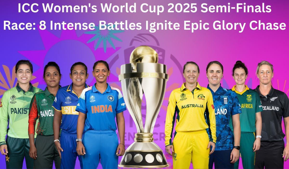 ICC Women's World Cup 2025 Semi-Finals Race: 8 Intense Battles Ignite Epic Glory Chase