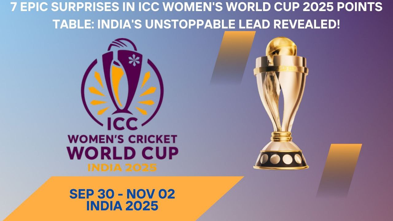 ICC Women's World Cup 2025 Stats: 7 Explosive Matches, Game-Changing Heroes & Bold Predictions!