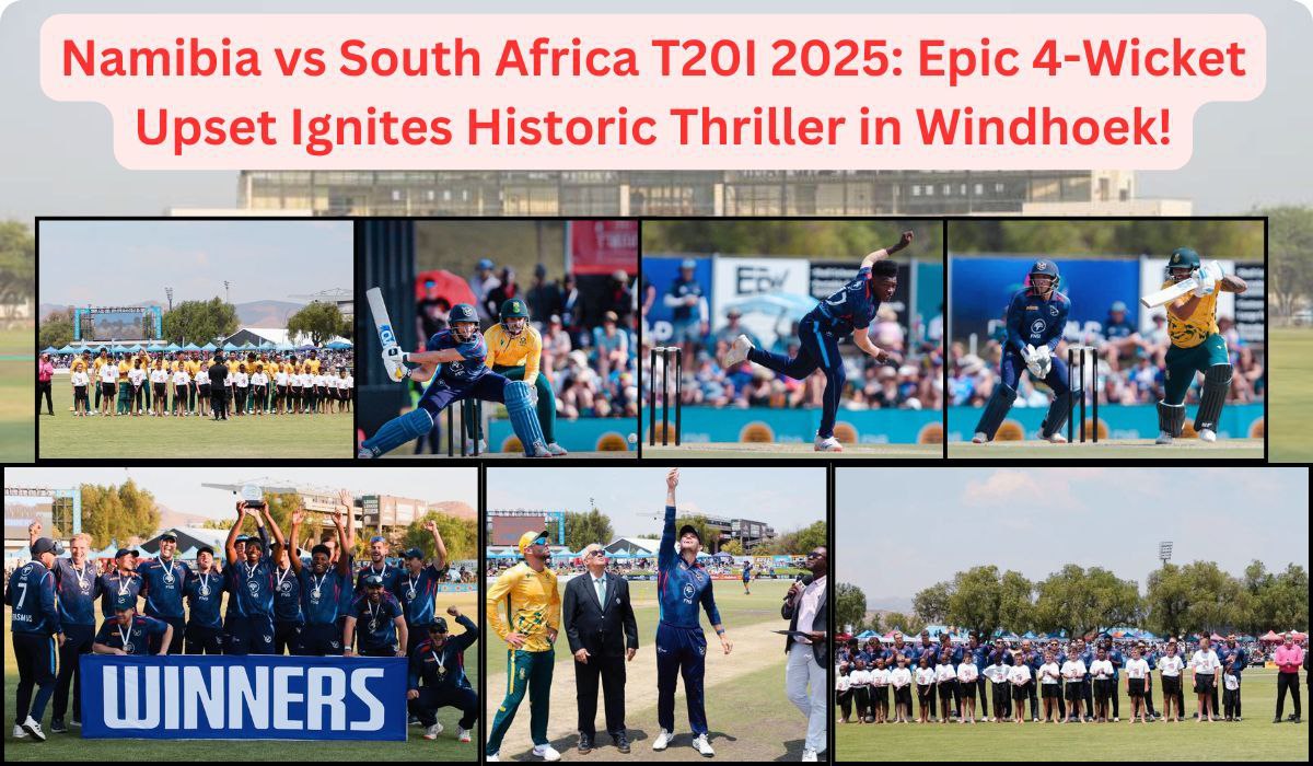 Namibia vs South Africa T20I 2025: Epic 4-Wicket Upset Ignites Historic Thriller in Windhoek!