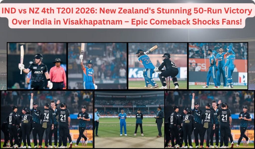 IND Vs NZ 4th T20I 2026, Visakhapatnam: New Zealand Beat India By 50 ...