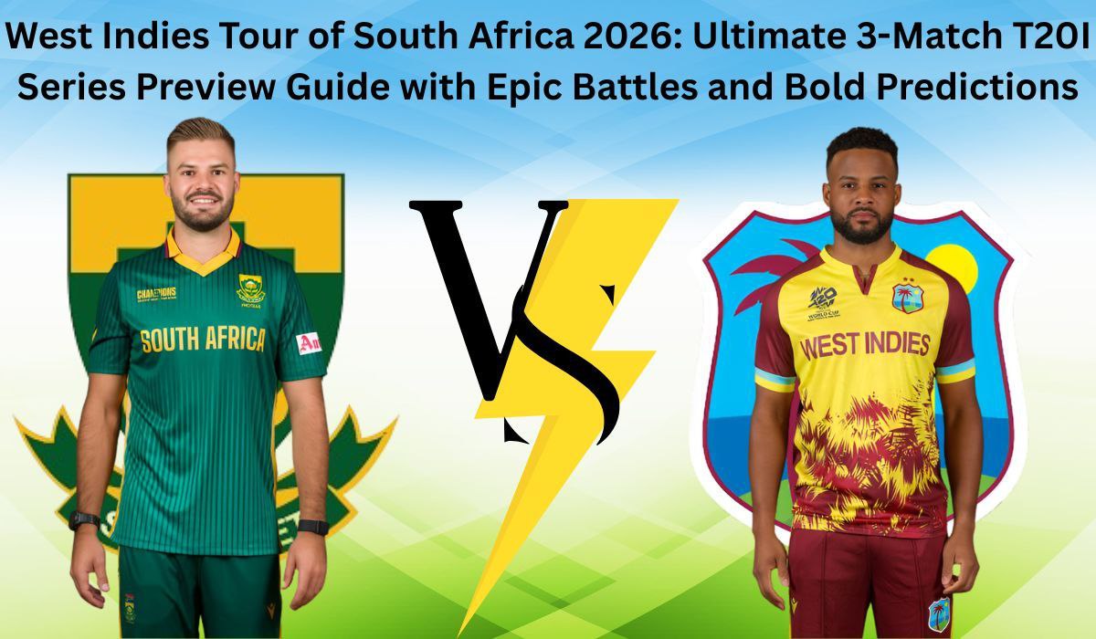 West Indies Tour Of South Africa 2026: Ultimate T20I Series Preview, Squads & Predictions