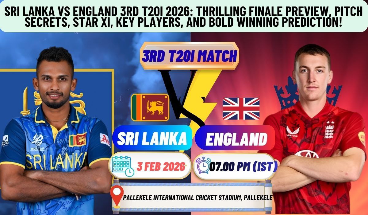 Sri Lanka vs England 3rd T20I 2026: Thrilling Finale Preview, Pitch Secrets, Star XI, Key Players, and Bold Winning Prediction!