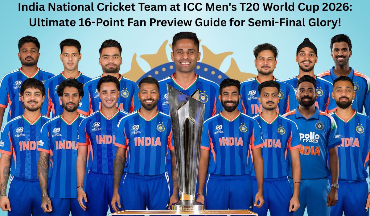 India National Cricket Team at ICC Men's T20 World Cup 2026: Ultimate 16-Point Fan Preview Guide for Semi-Final Glory!